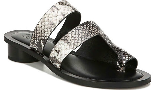 Sarto Trixie Sandal - Natural Snake Print Leather