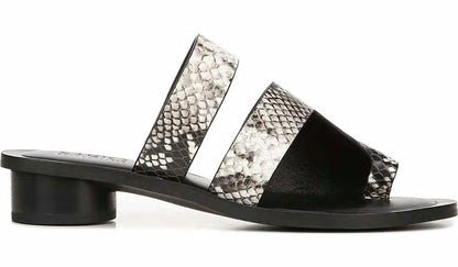 Sarto Trixie Sandal - Natural Snake Print Leather