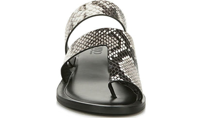 Sarto Trixie Sandal - Natural Snake Print Leather