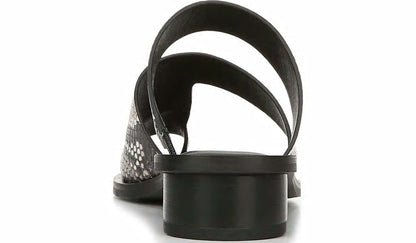 Sarto Trixie Sandal - Natural Snake Print Leather