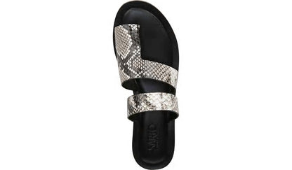 Sarto Trixie Sandal - Natural Snake Print Leather