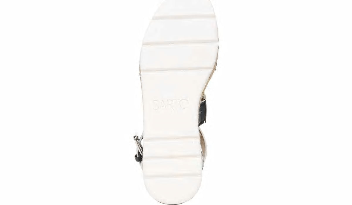Sarto Calvin Wedge Sandal - Navy Leather