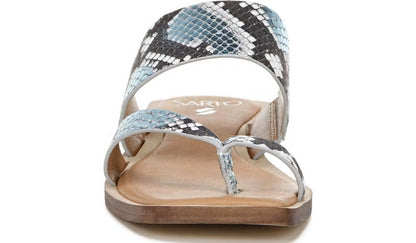 Sarto Ediana Sandal - Teal Snake Print Leather