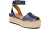 Navy Leather