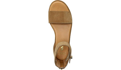 Sarto Messina Espadrille Wedge Sandal - Toasted Barley Suede