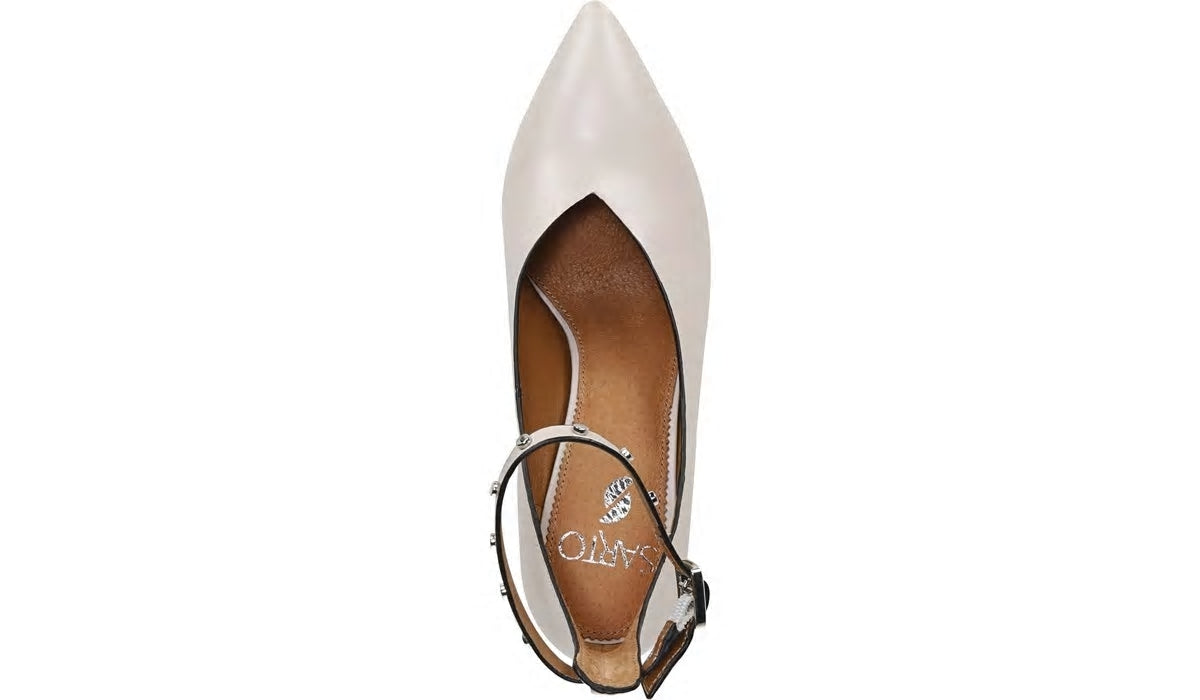 Sarto Sarah Pump - Soft Grey Leather