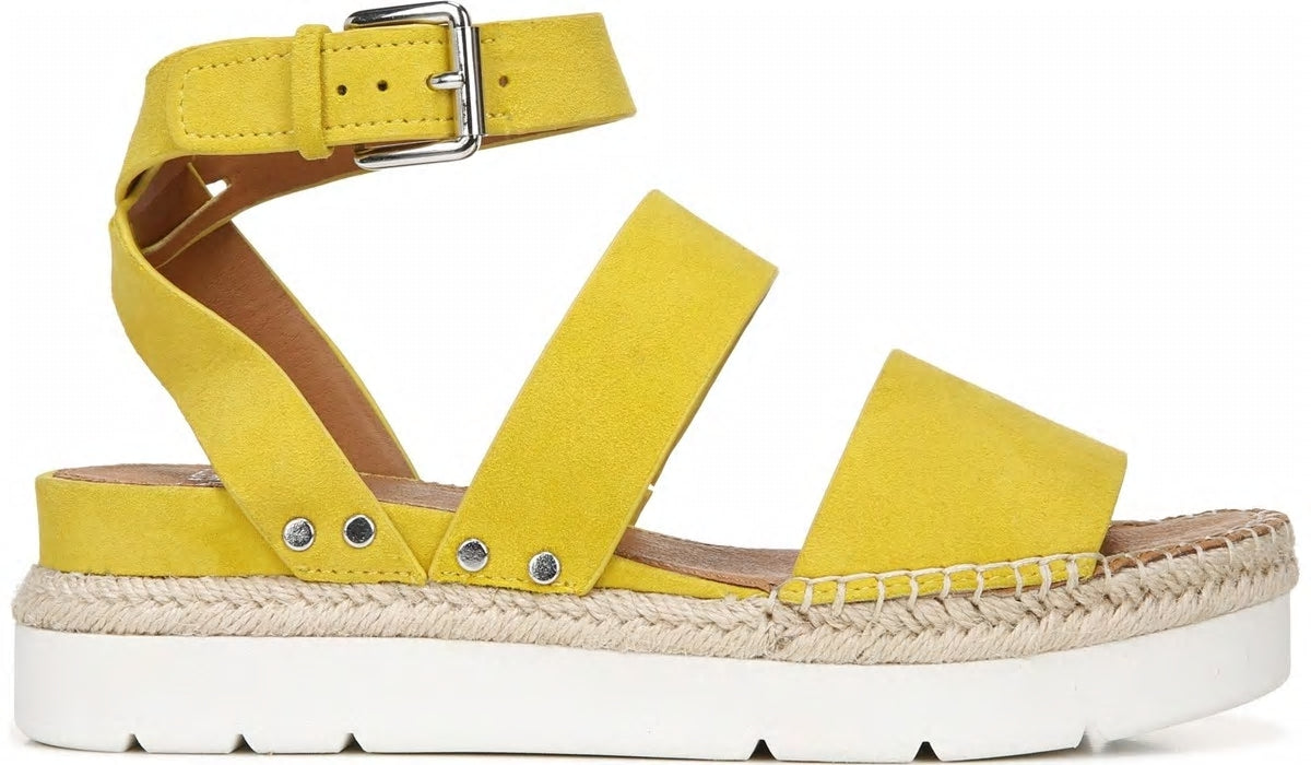 Sarto Calvin 2 Wedge Sandal - Yellow Suede