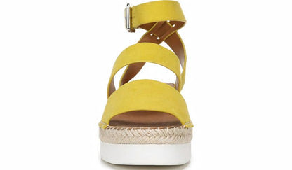 Sarto Calvin 2 Wedge Sandal - Yellow Suede