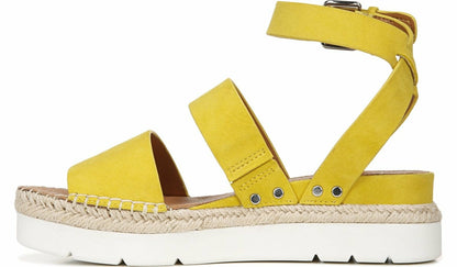 Sarto Calvin 2 Wedge Sandal - Yellow Suede
