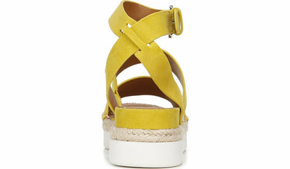 Sarto Calvin 2 Wedge Sandal - Yellow Suede
