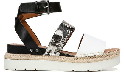 Sarto Calvin 2 Wedge Sandal - Roccia Snake Print Leather