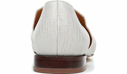 Sarto Toby D'Orsay Flat - Putty Snake Print Leather