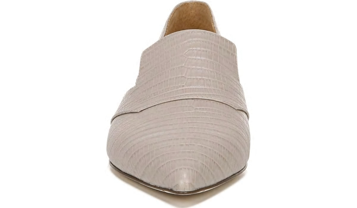 Sarto Toby D'Orsay Flat - Taupe Snake Print Leather