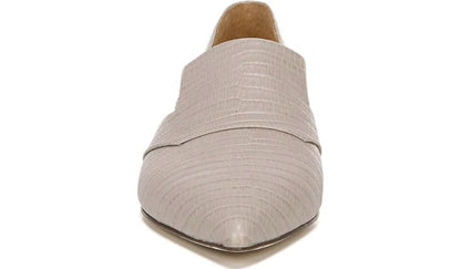 Sarto Toby D'Orsay Flat - Taupe Snake Print Leather