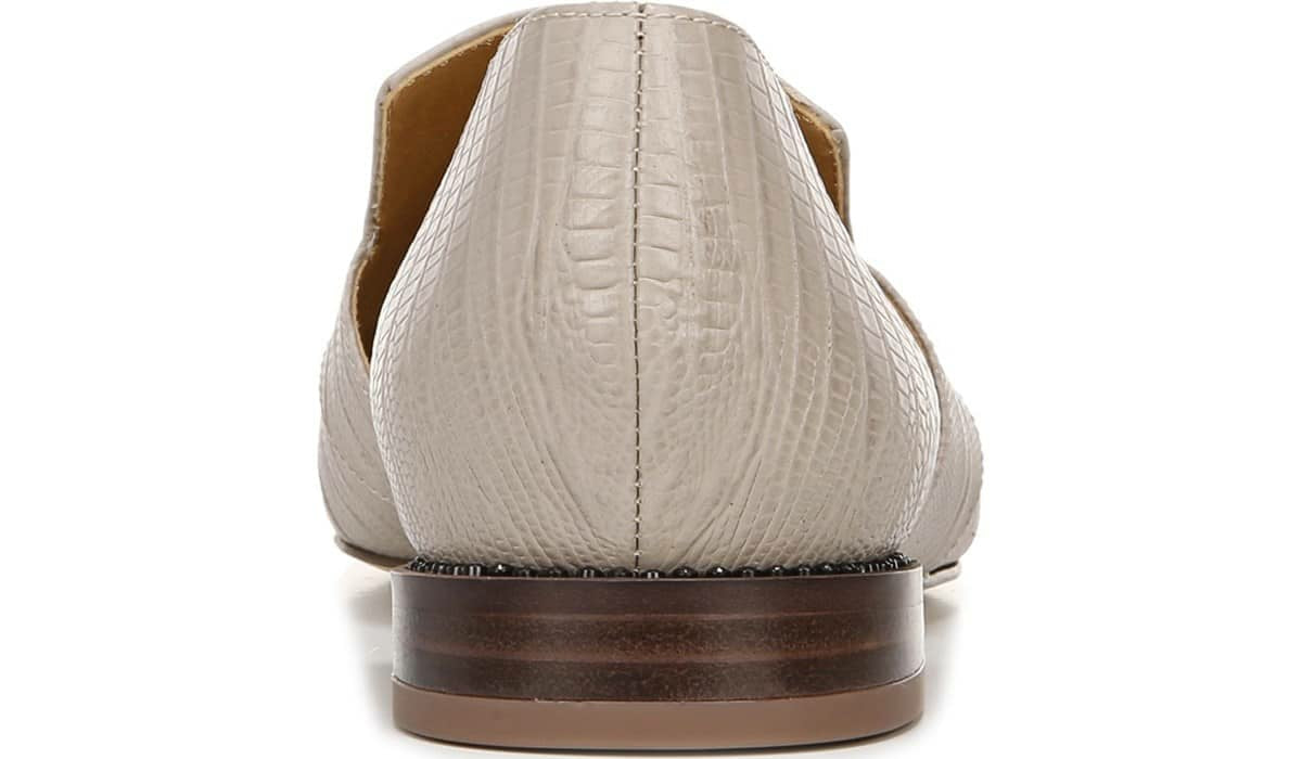 Sarto Toby D'Orsay Flat - Taupe Snake Print Leather