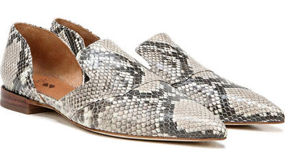 Sarto Toby D'Orsay Flat - Roccia Snake Print Leather