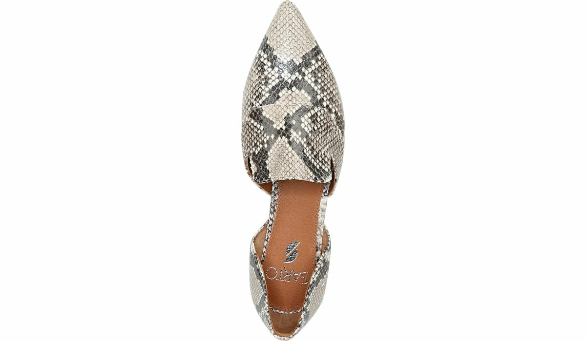Sarto Toby D'Orsay Flat - Roccia Snake Print Leather