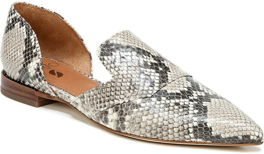 Sarto Toby D'Orsay Flat - Roccia Snake Print Leather