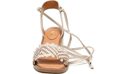 Sarto Rina Dress Sandal - Bone Leather
