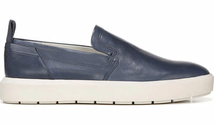 Sarto Prato Slip On Platform Sneaker - Dark Blue Leather