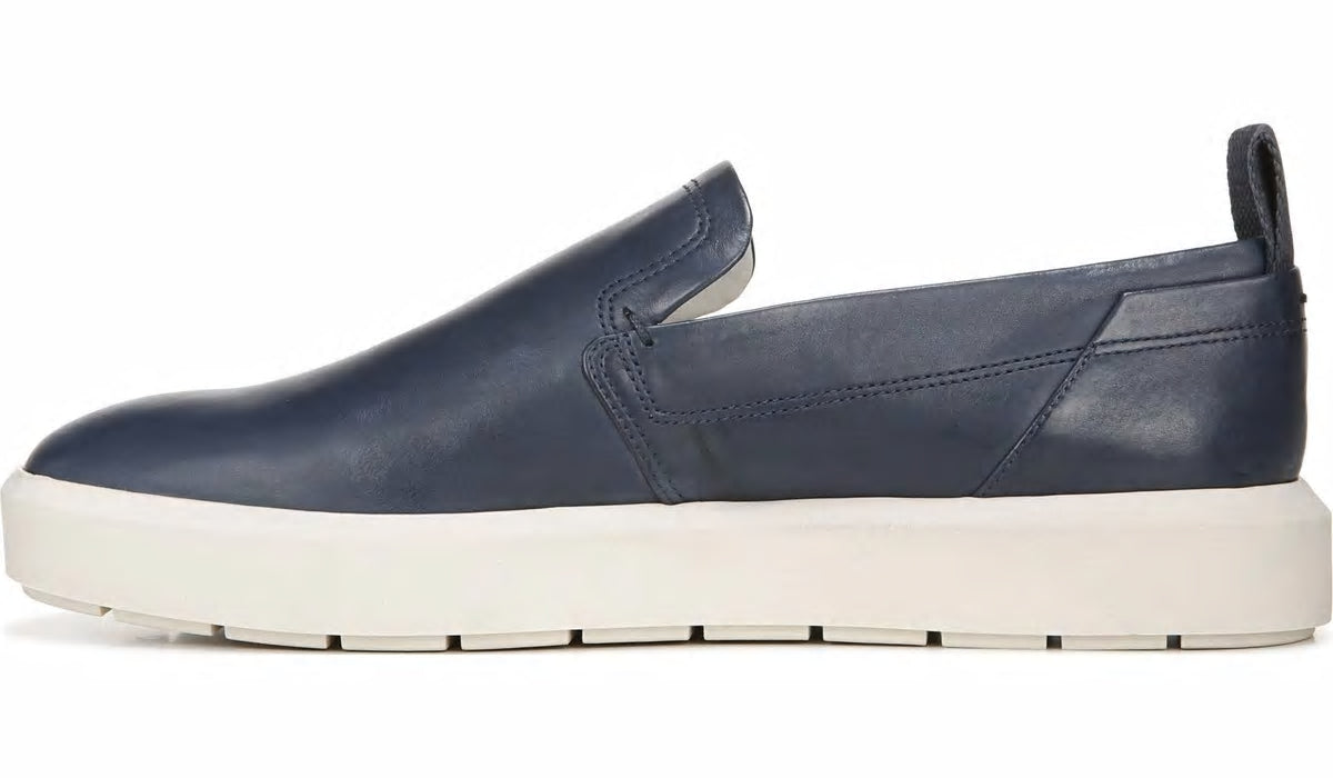 Sarto Prato Slip On Platform Sneaker - Dark Blue Leather