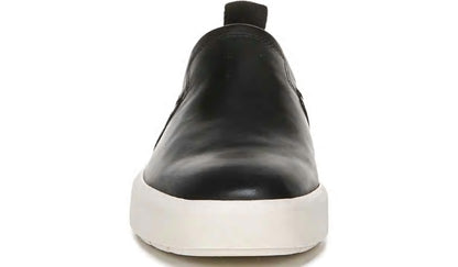 Sarto Prato Slip On Platform Sneaker - Black Leather