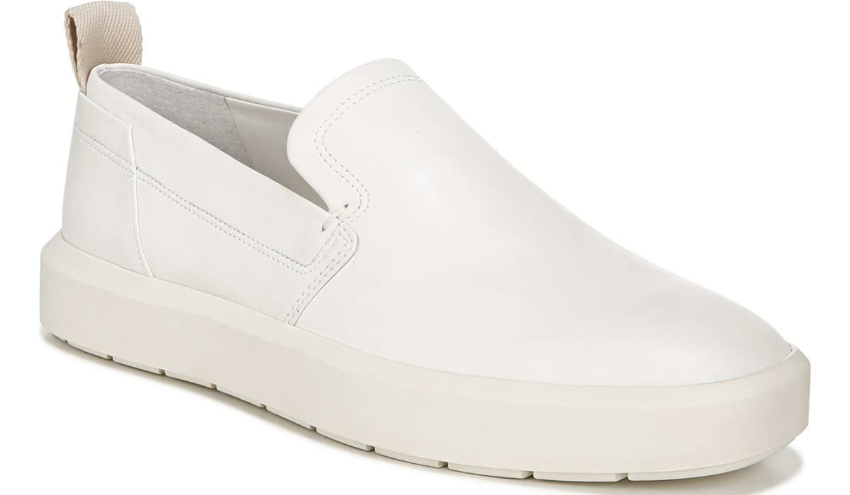 Sarto Prato Slip On Platform Sneaker - Putty Leather