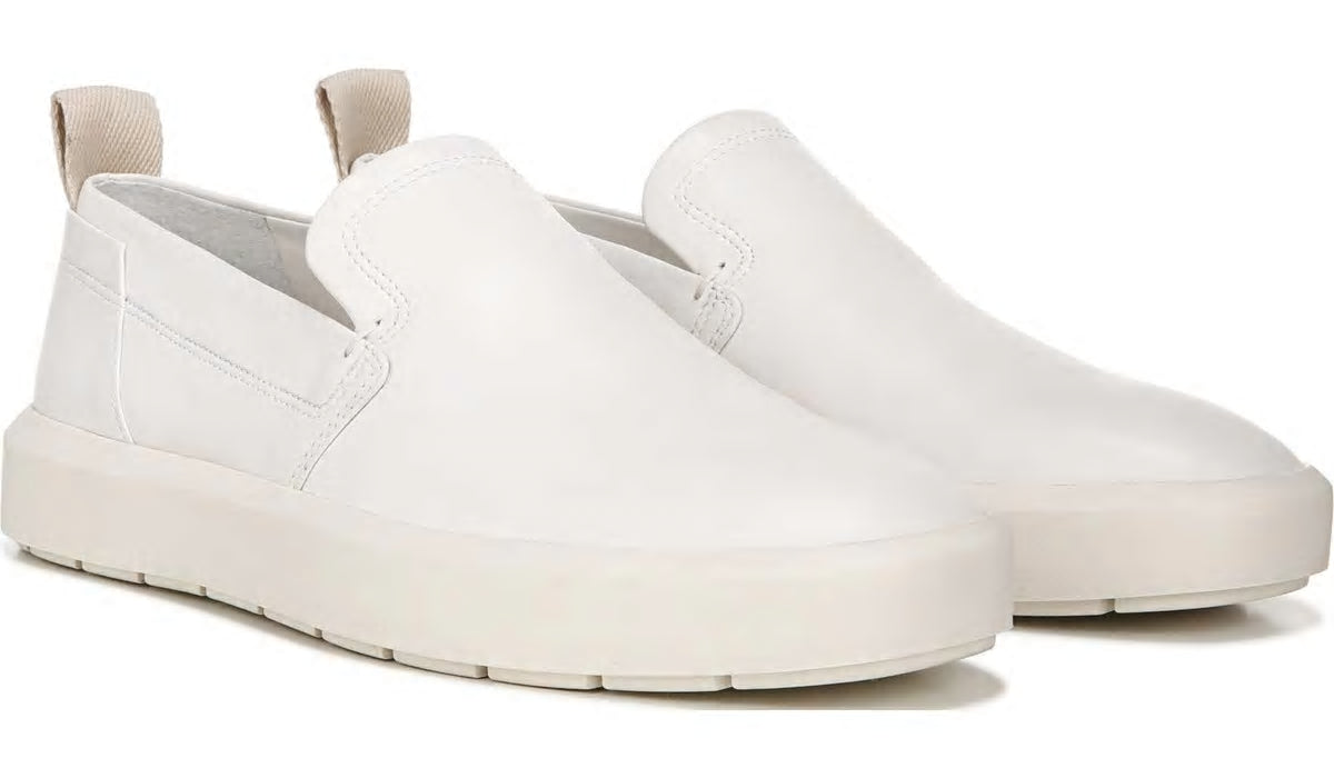 Sarto Prato Slip On Platform Sneaker - Putty Leather