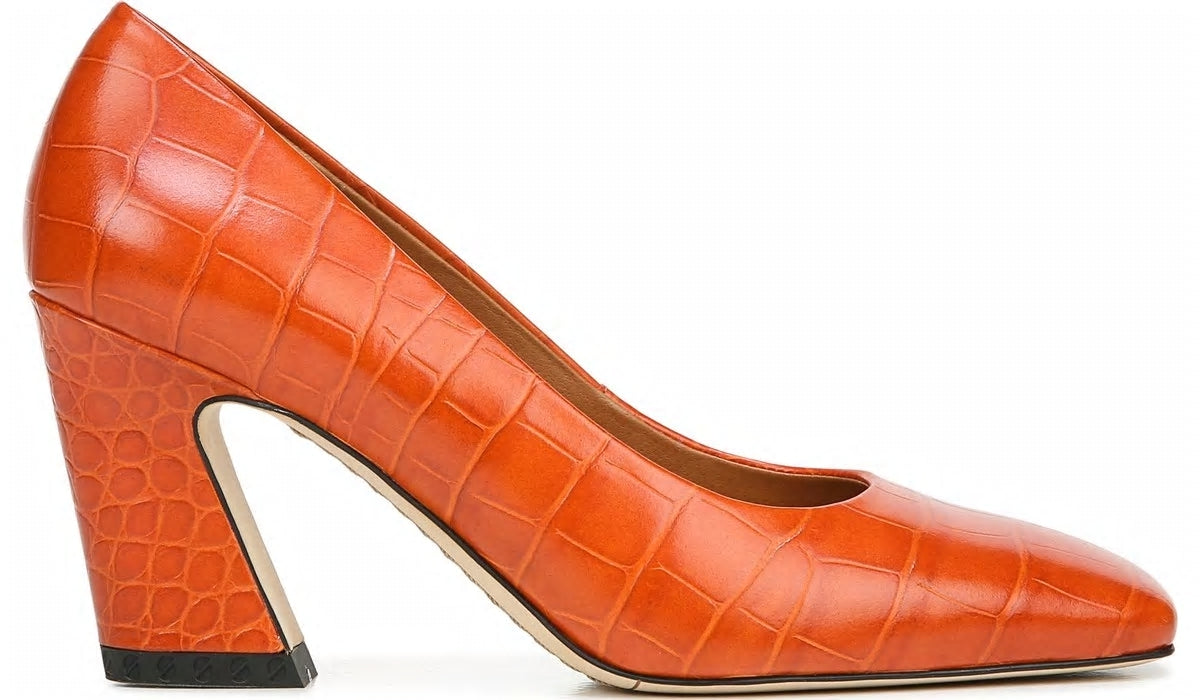 Sarto Graciana Pump - Orange Leather