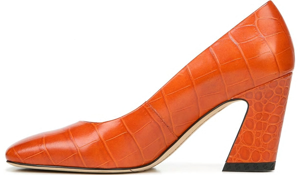 Sarto Graciana Pump - Orange Leather