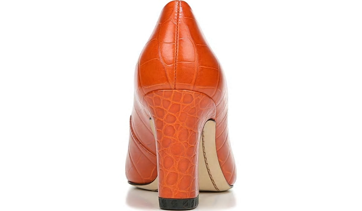 Sarto Graciana Pump - Orange Leather