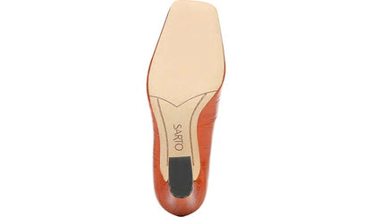 Sarto Graciana Pump - Orange Leather
