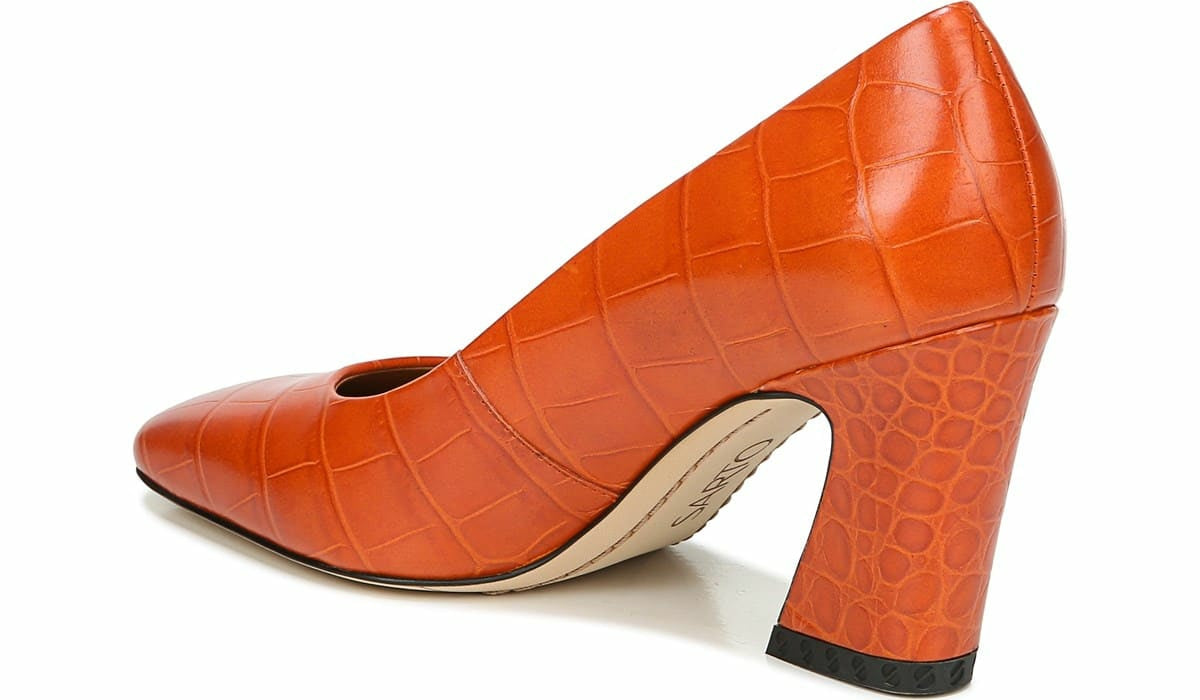 Sarto Graciana Pump - Orange Leather