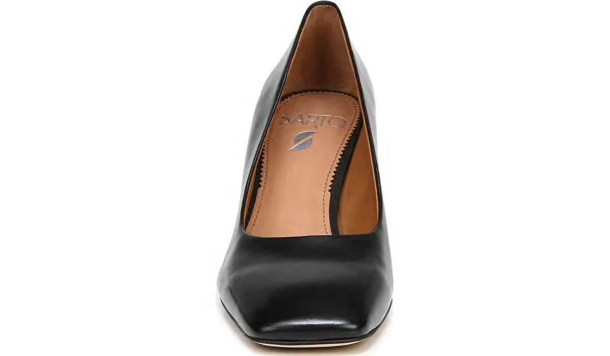 Sarto Graciana Pump - Black Leather