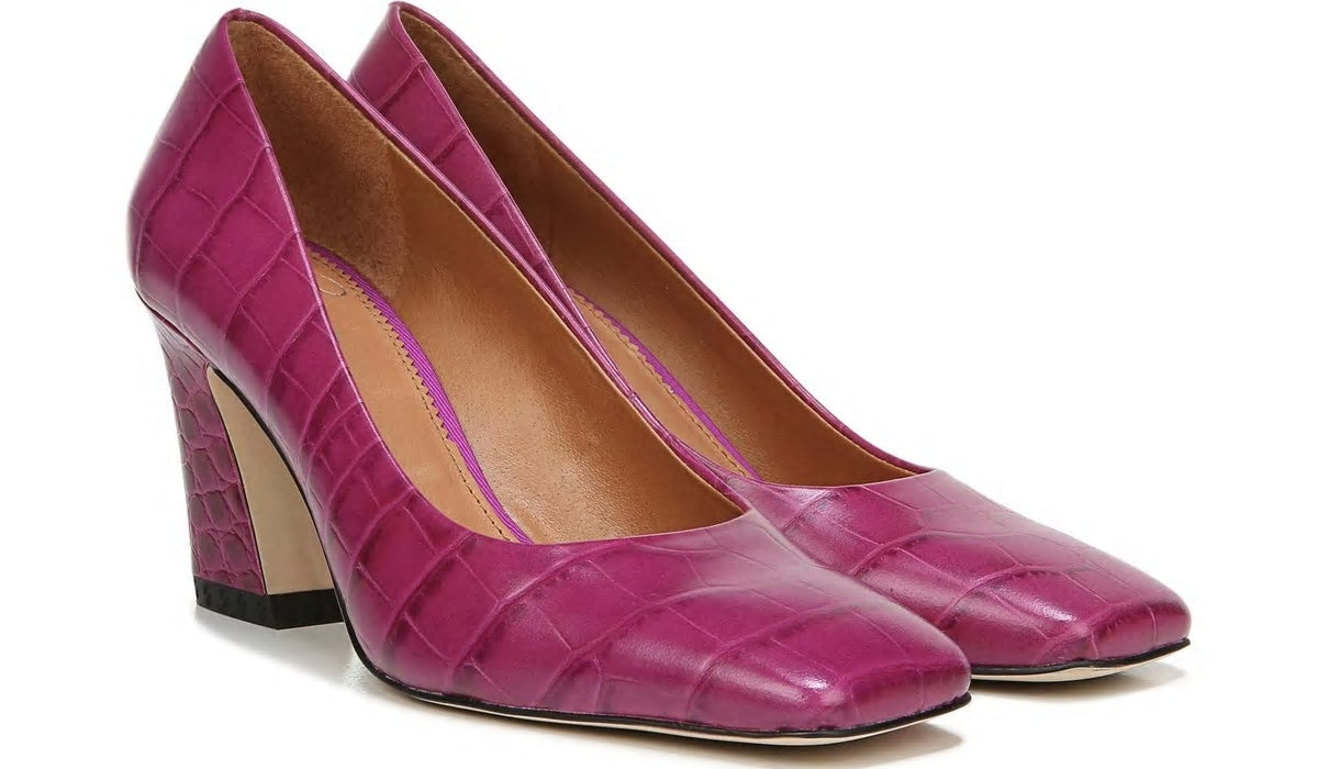 Sarto Graciana Pump - Purple Leather