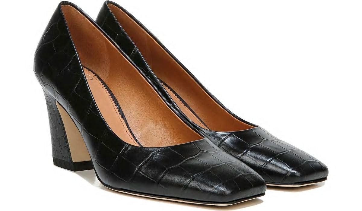 Sarto Graciana Pump - Black Leather