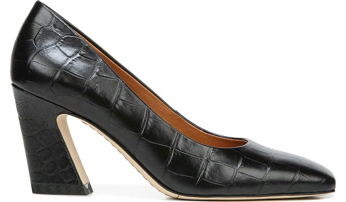 Sarto Graciana Pump - Black Leather