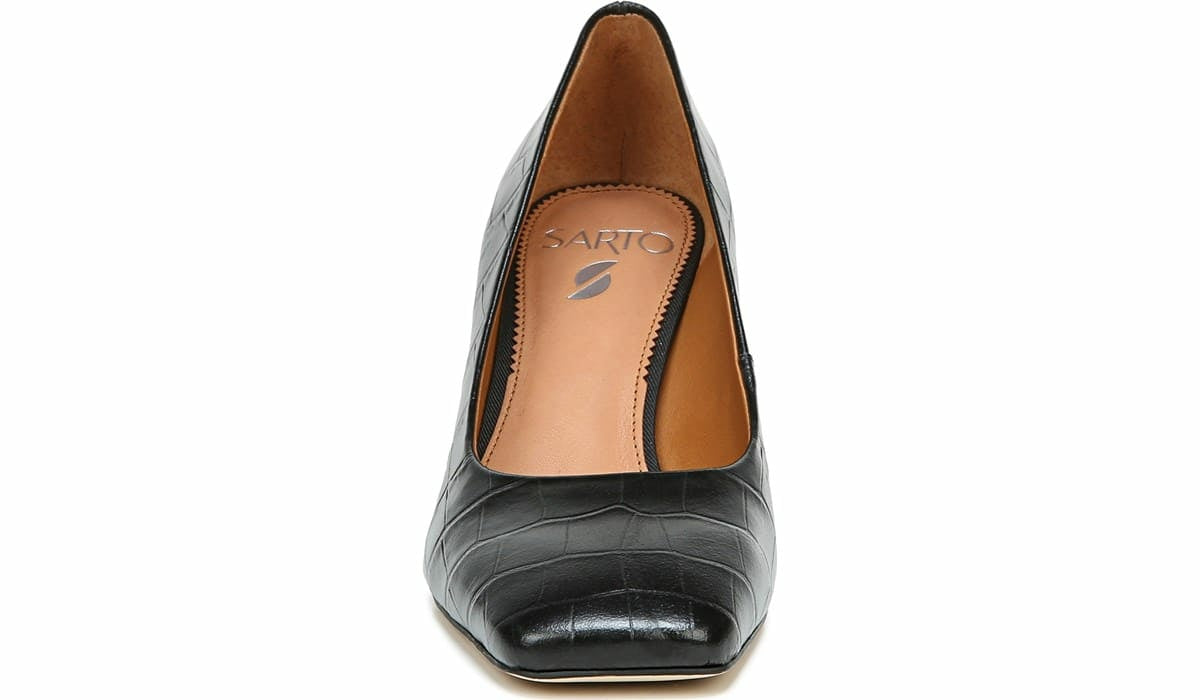 Sarto Graciana Pump - Black Leather