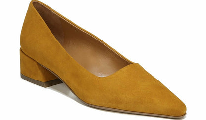 Sarto Modena Block Heel Pump - Ochre Leather