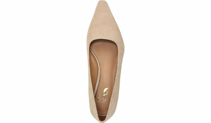 Sarto Modena Block Heel Pump - Nude Leather