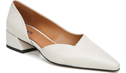 Sarto Monana Block Heel Pump - Bone Leather