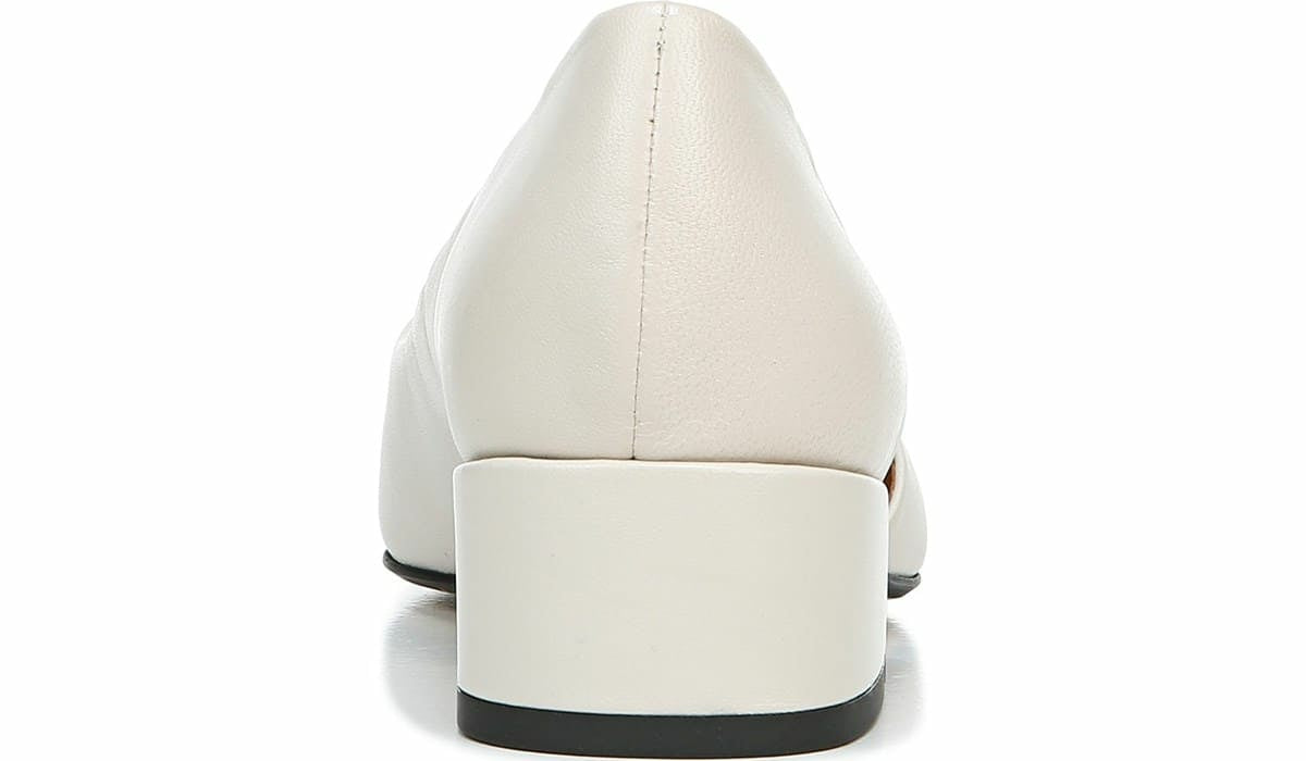 Sarto Monana Block Heel Pump - Bone Leather