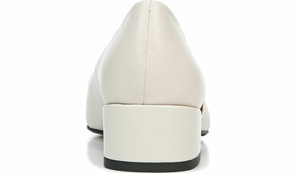Sarto Monana Block Heel Pump - Bone Leather