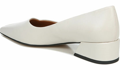 Sarto Monana Block Heel Pump - Bone Leather