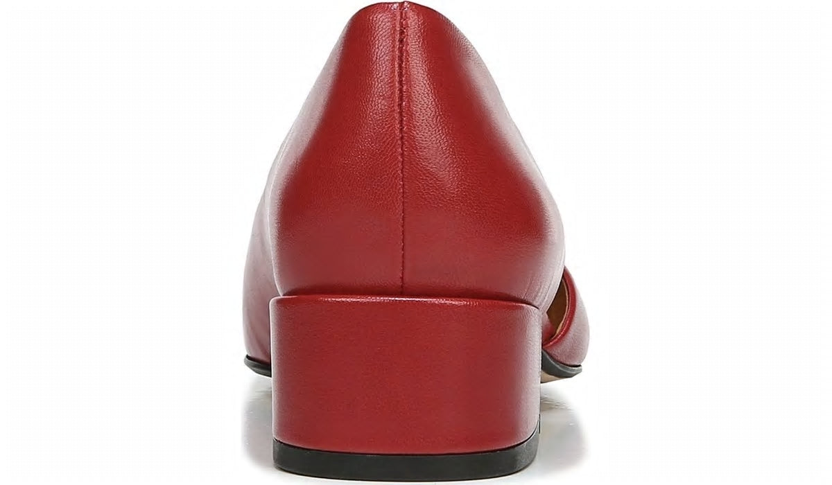 Sarto Monana Block Heel Pump - Campari Leather