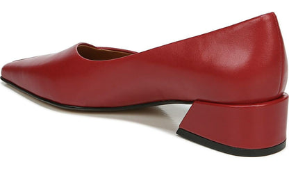 Sarto Monana Block Heel Pump - Campari Leather