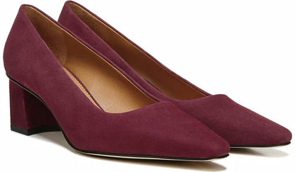 Sarto Regal Pump - Bordeaux Suede