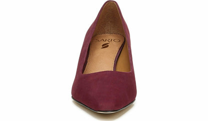 Sarto Regal Pump - Bordeaux Suede
