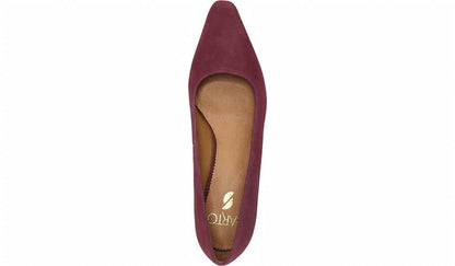 Sarto Regal Pump - Bordeaux Suede