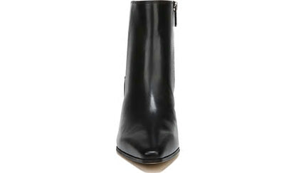 Sarto Brynn Block Heel Bootie - Black Leather